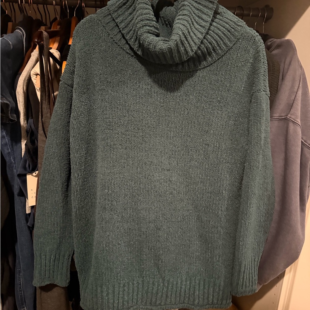 moon & madison Teal Turtleneck Sweater